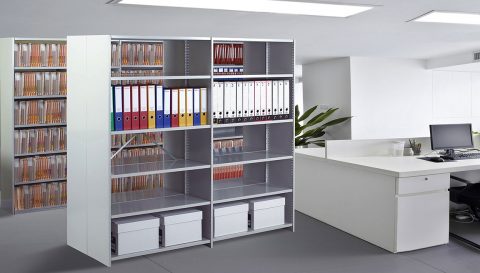 Legbordstellingen voor kantoren en archieven | POLYPAL STORAGE SYSTEMS