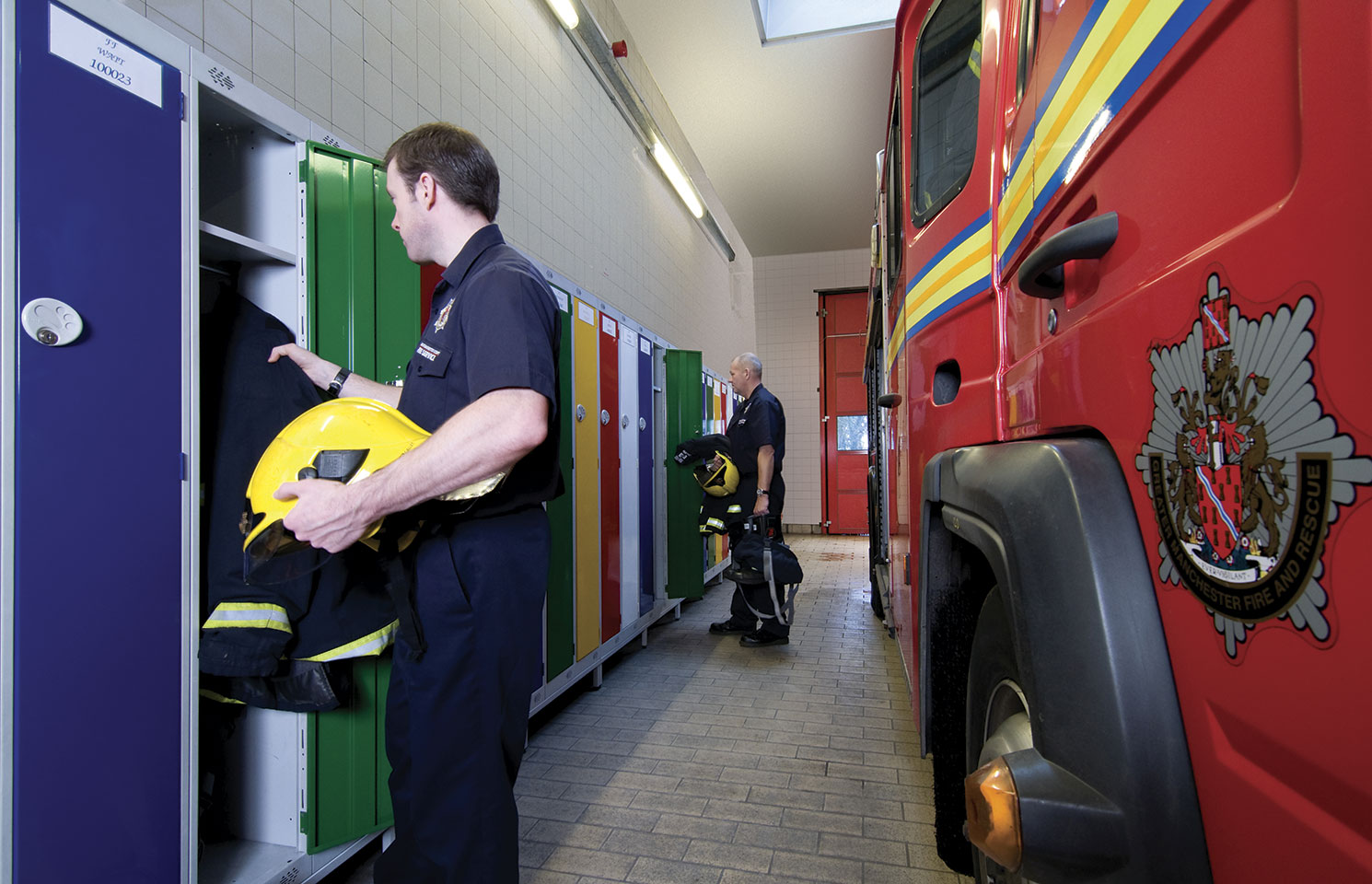 Lockers for emergency services | POLYPAL STORAGE SYSTEMS