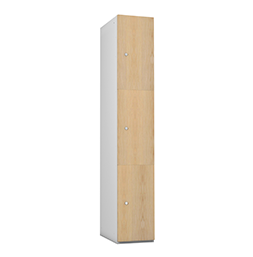 MDF Holzdekor Front 3 Türen | POLYPAL STORAGE SYSTEMS