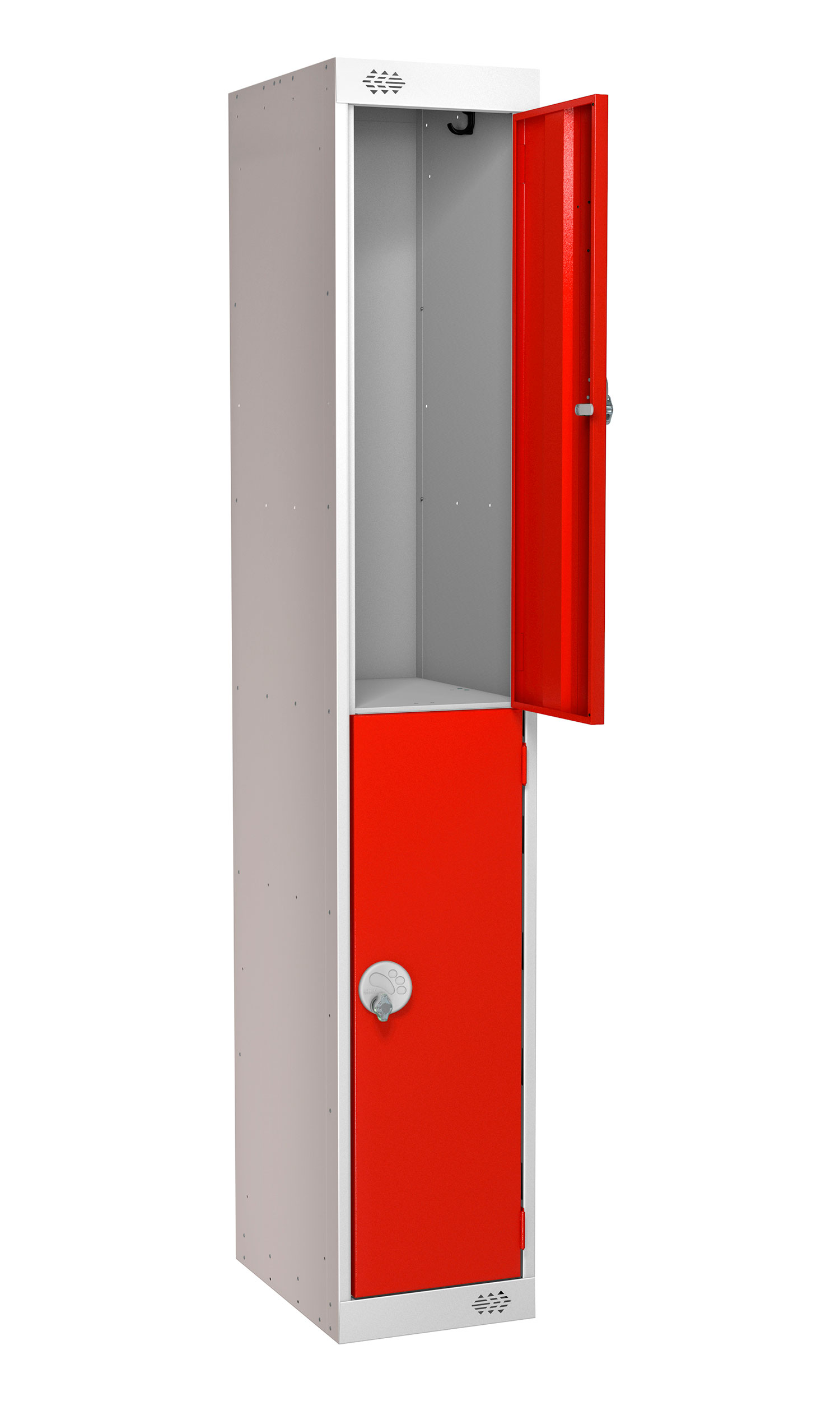 Taquilla metálica estándar de dos puertas | POLYPAL STORAGE SYSTEMS
