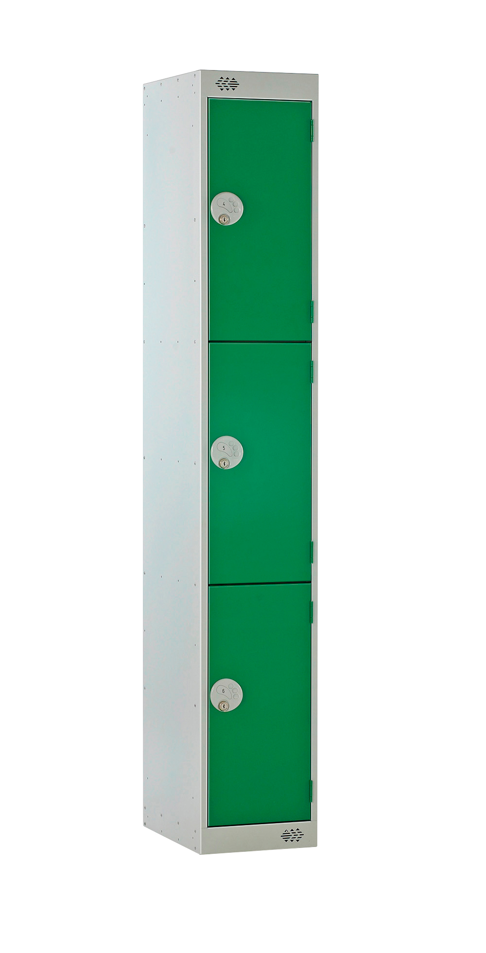 Taquilla metálica estándar de tres puertas | POLYPAL STORAGE SYSTEMS